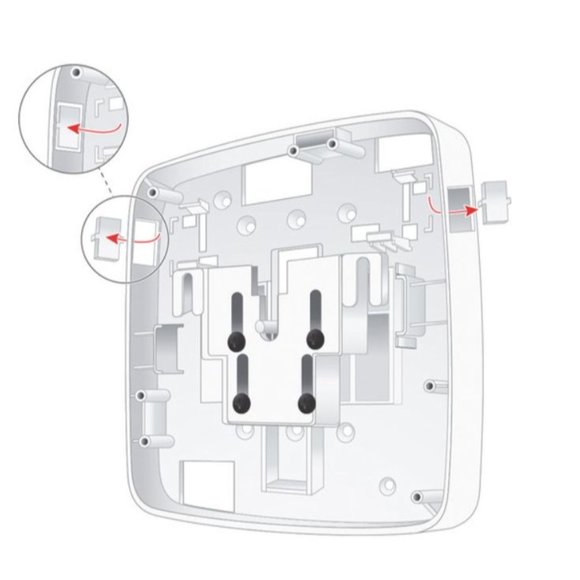 HPE AP-220-MNT-W3 Low Prof Secure AP Mount Kit (JY706A) - Picture 8 of 14